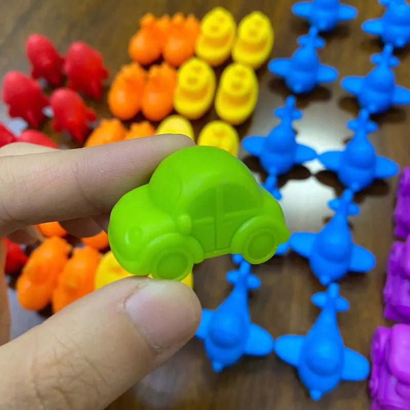 Hands-on counting game for early math skills