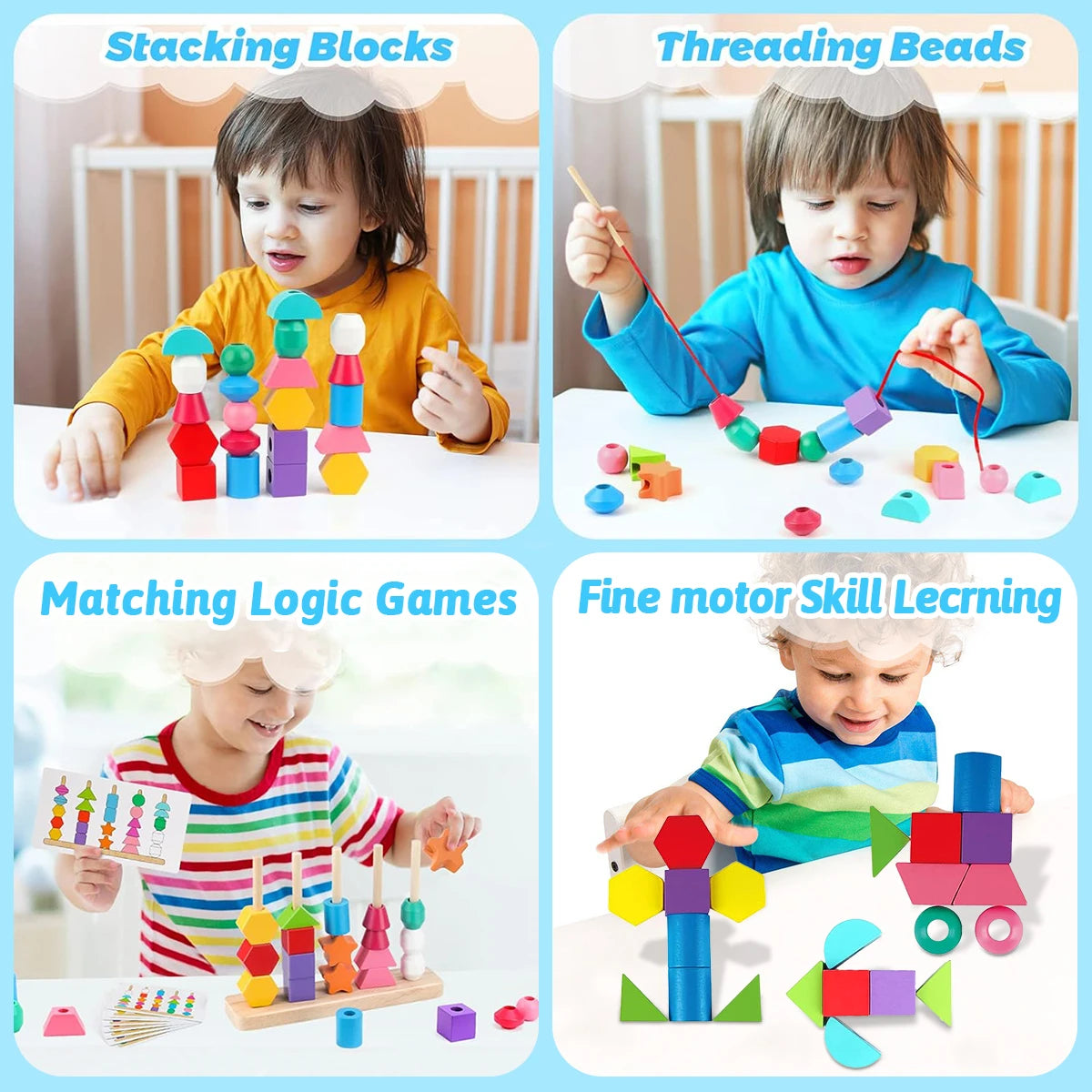 Sorting and sequencing game for color recognition