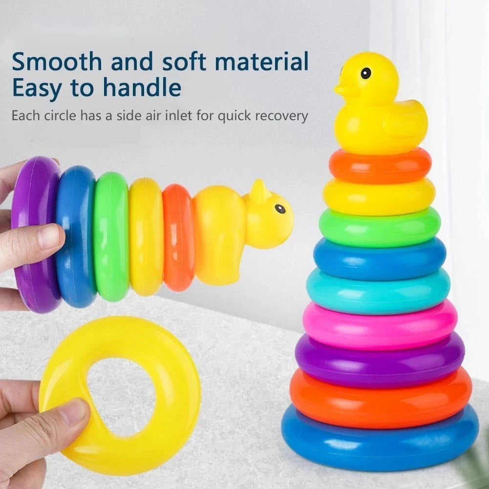 Montessori educational toy with rolling balls