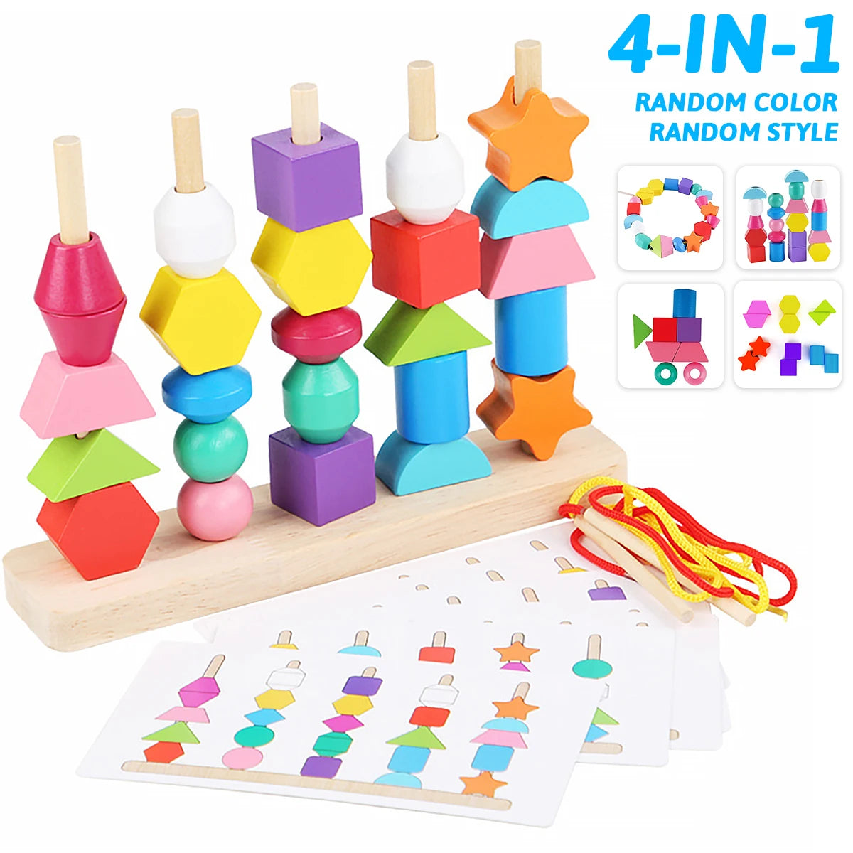 Preschooler engaged in pattern recognition toy