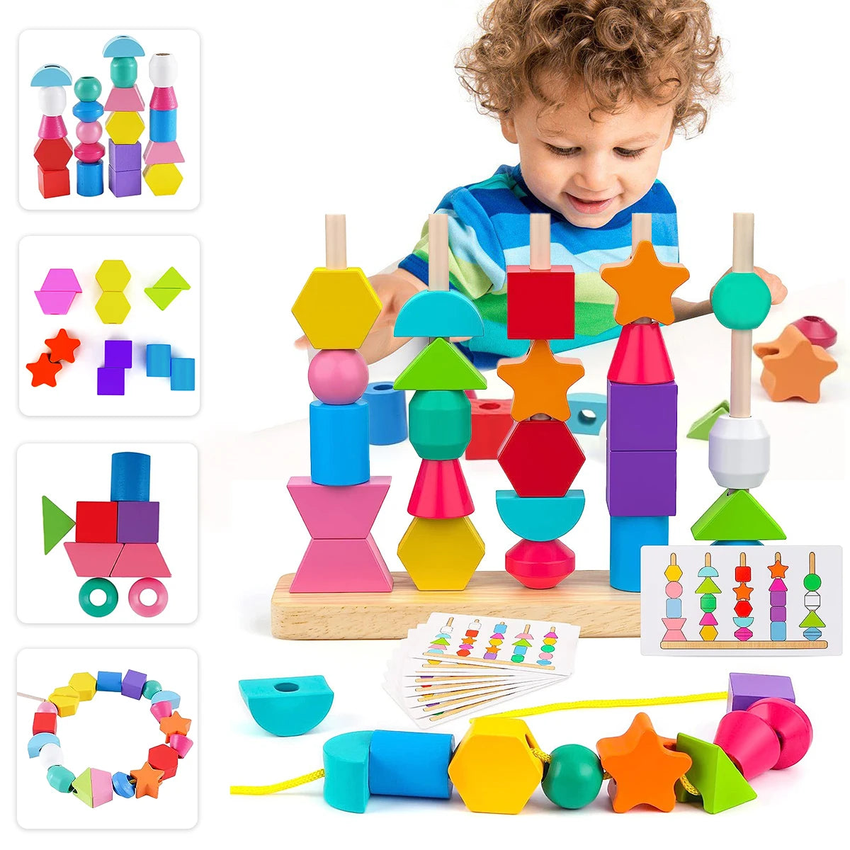 Montessori matching toy for early learning