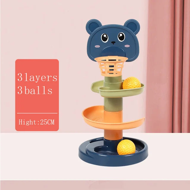 Rolling ball Montessori toy for early coordination