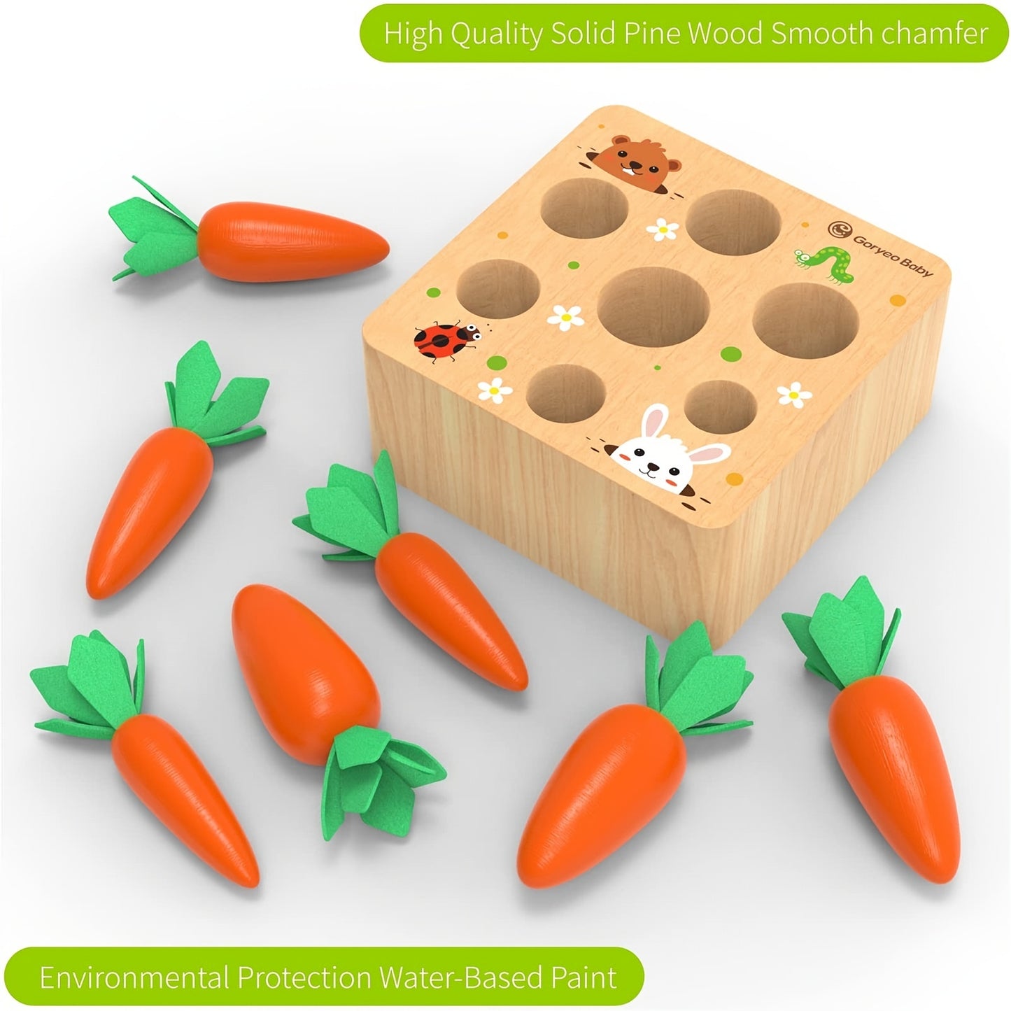 Montessori fine motor skills toy for 1-3 year olds