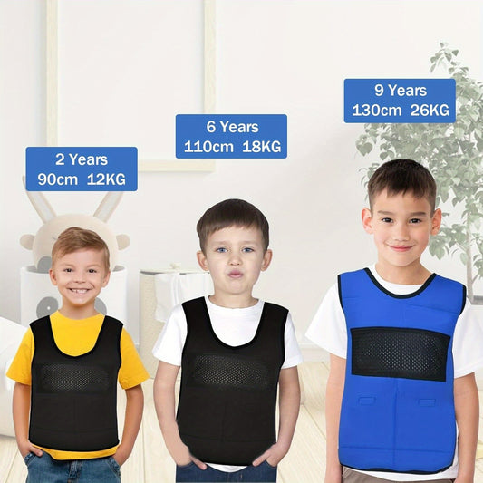 Adjustable compression vest for children with autism