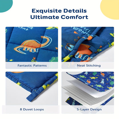 Relaxing weighted sleeping aid for special needs kids