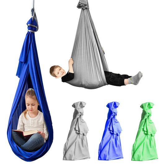 Compression therapy swing for kids with autism

