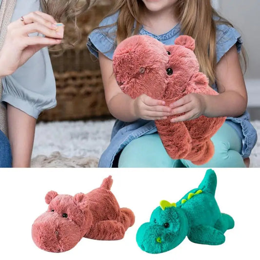 Soft stuffed hippo toy for sensory comfort and cuddles

